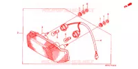 FEU ARRIERE pour Honda CBR 600 F2 SUPER SPORT de 1992
