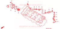 THERMOSTAT pour Honda CBR 600 F2 SUPER SPORT de 1992