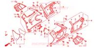 CARENAGES INFERIEUR pour Honda CBR 600 F3 SUPER SPORT de 1997