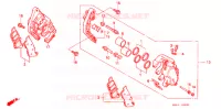 ETRIER DE FREIN AVANT pour Honda CBR 600 F3 SUPER SPORT de 1997