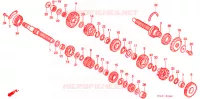 BOITE DE VITESSES pour Honda CBR 600 F3 SUPER SPORT de 1998