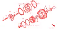 EMBRAYAGE ('01 '06) pour Honda CBR 600 F4 de 2004