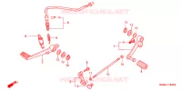 SELECTEUR   PEDALE DE FREIN pour Honda CBR 600 F4 de 2004