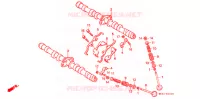 ARBRE A CAMES pour Honda CBR 600 F HURRICANE de 1989