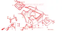 CARENAGES INFERIEUR pour Honda CBR 600 F HURRICANE de 1989