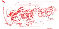 COMPTEUR pour Honda CBR 600 F HURRICANE de 1989