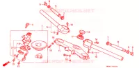 GUIDON pour Honda CBR 600 F HURRICANE de 1989