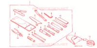 OUTIL pour Honda CBR 600 F HURRICANE de 1989