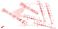 ARBRE A CAMES   SOUPAPE pour Honda CBR 600 RR RED de 2012