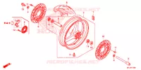 ROUE AVANT pour Honda CBR 600 RR RED de 2012