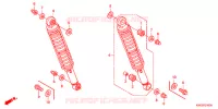 AMORTISSEUR ARRIERE pour Honda CG 125 FAN PARTIDA ELETRICA de 2009