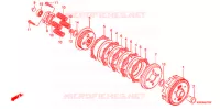 EMBRAYAGE pour Honda CG 125 FAN PARTIDA ELETRICA de 2009