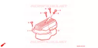 COUVRE CULASSE pour Honda CG 125 CARGO de 1999