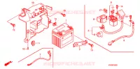 BATTERIE pour Honda CG 150 TITAN ARRANQUE ELÉCTRICO de 2010