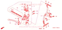 MAITRE CYLINDRE DE FREIN AVANT pour Honda CG 150 TITAN PARTIDA ELÉTRICA, FREIO A DISCO DIANTEIRO de 2008