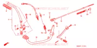 PEDALE   KICK (1) pour Honda CG 150 CARGO JOB de 2008