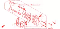 ETRIER DE FREIN AVANT pour Honda REBEL 250 2 TONE de 1999