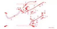 PEDALE pour Honda REBEL 250 2 TONE de 1999