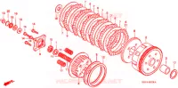 EMBRAYAGE pour Honda REBEL 250 2 TONE de 2000
