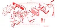FEU ARRIERE pour Honda REBEL 250 2 TONE de 2000