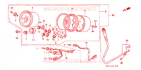 COMPTEUR pour Honda REBEL 250 2 TONE de 2000