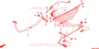PEDALE pour Honda REBEL 250 de 2003