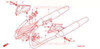 SILENCIEUX D'ECHAPPEMENT pour Honda REBEL 250 de 2003