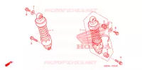 AMORTISSEUR ARRIERE pour Honda REBEL 250 de 2003