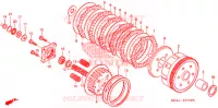 EMBRAYAGE pour Honda REBEL 250 de 2003
