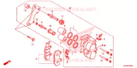 ETRIER DE FREIN AVANT pour Honda REBEL 250 de 2003