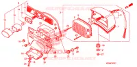 FEU ARRIERE pour Honda REBEL 250 de 2003