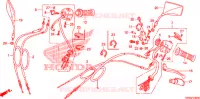 LEVIER DE GUIDON   CABLE   COMMODO pour Honda REBEL 250 de 2003