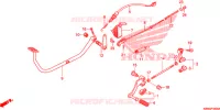 PEDALE pour Honda REBEL 250 de 2003
