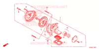 POMPE A HUILE pour Honda REBEL 250 de 2003