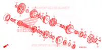 BOITE DE VITESSES pour Honda REBEL 250 de 2004