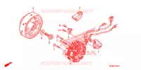 ALTERNATEUR pour Honda REBEL 250 de 2008