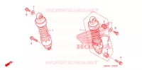 AMORTISSEUR ARRIERE pour Honda REBEL 250 de 2008