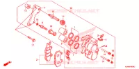 ETRIER DE FREIN AVANT pour Honda REBEL 250 de 2008