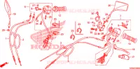 LEVIER DE GUIDON   CABLE   COMMODO pour Honda REBEL 250 de 2008