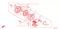 POMPE A HUILE pour Honda REBEL 250 de 2008