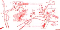 LEVIER DE GUIDON   CABLE   COMMODO pour Honda REBEL 250 de 2008