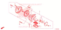 POMPE A HUILE pour Honda REBEL 250 de 2015