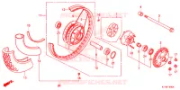 ROUE ARRIERE pour Honda REBEL 250 de 2015