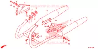 SILENCIEUX D'ECHAPPEMENT pour Honda REBEL 250 de 2015