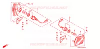 CLIGNOTANT pour Honda CN 250 HELIX de 1992