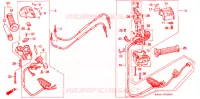 COMMODOS   POIGNEES pour Honda CN 250 HELIX de 1993