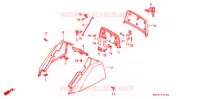COUVERCLE DE COFFRE pour Honda CN 250 HELIX de 1993