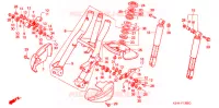 FOURCHE pour Honda CN 250 HELIX de 1993