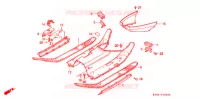 MARCHE PIEDS pour Honda CN 250 HELIX de 1993