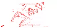 COUVERCLE DE COFFRE pour Honda CN 250 HELIX de 1994